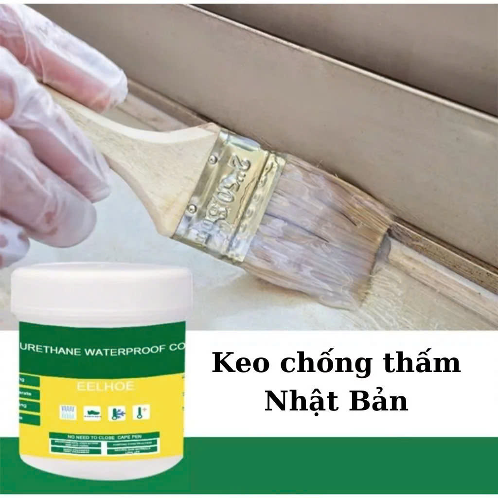 Siêu Keo Quét Trong Suốt Nhật Bản Chống Thấm Mạch Gạch 300G, Vá Vết Nứt Bề Mặt Nhanh Chóng