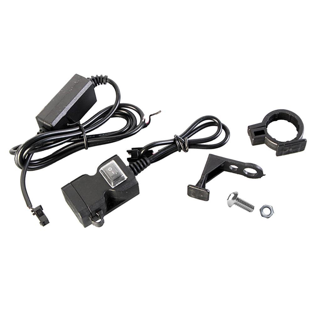 Dual USB Charger Motorcycle Handlebar Fast Car Charger Charger