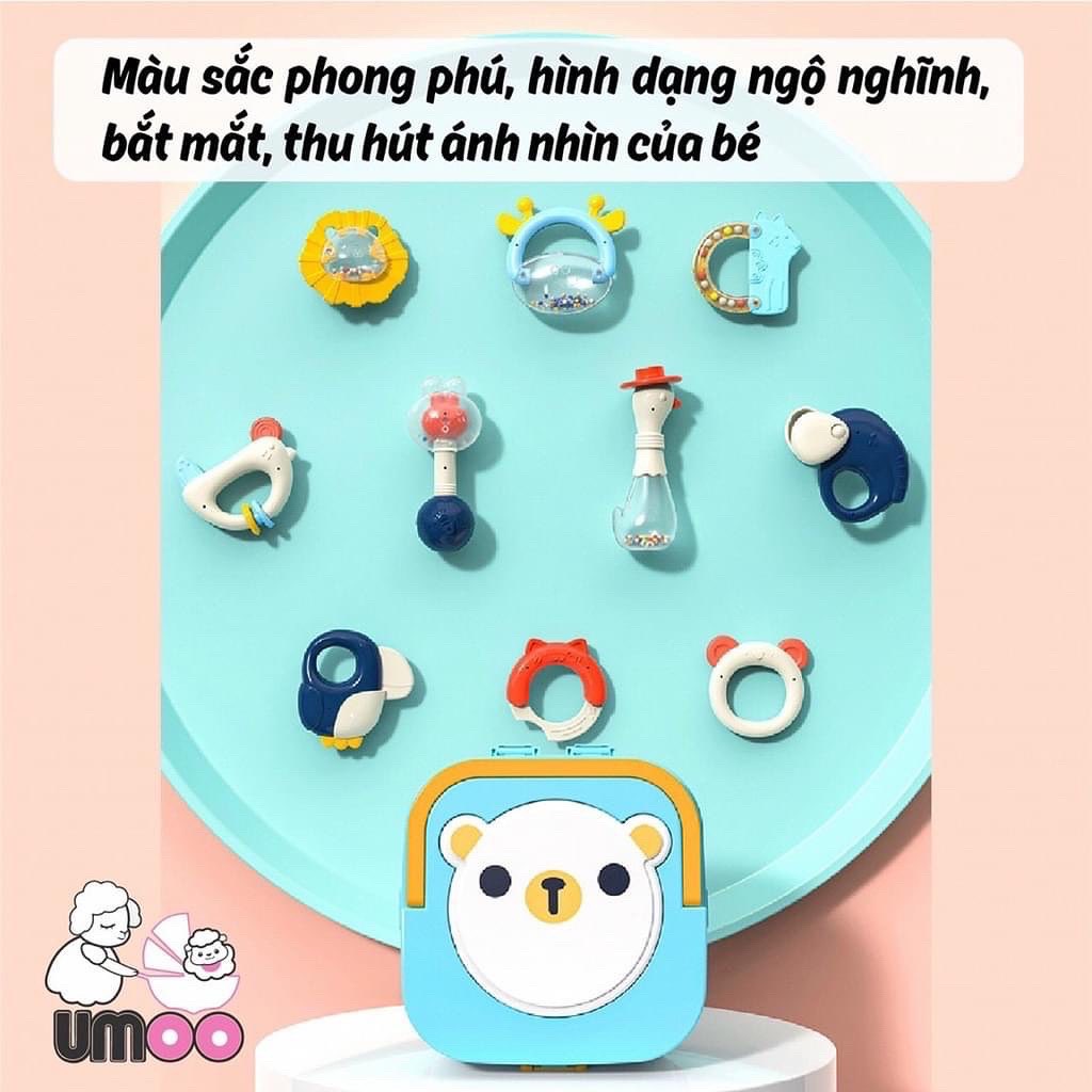 Hộp Đồ Chơi 10 Chi Tiết Umoo Có Hộp