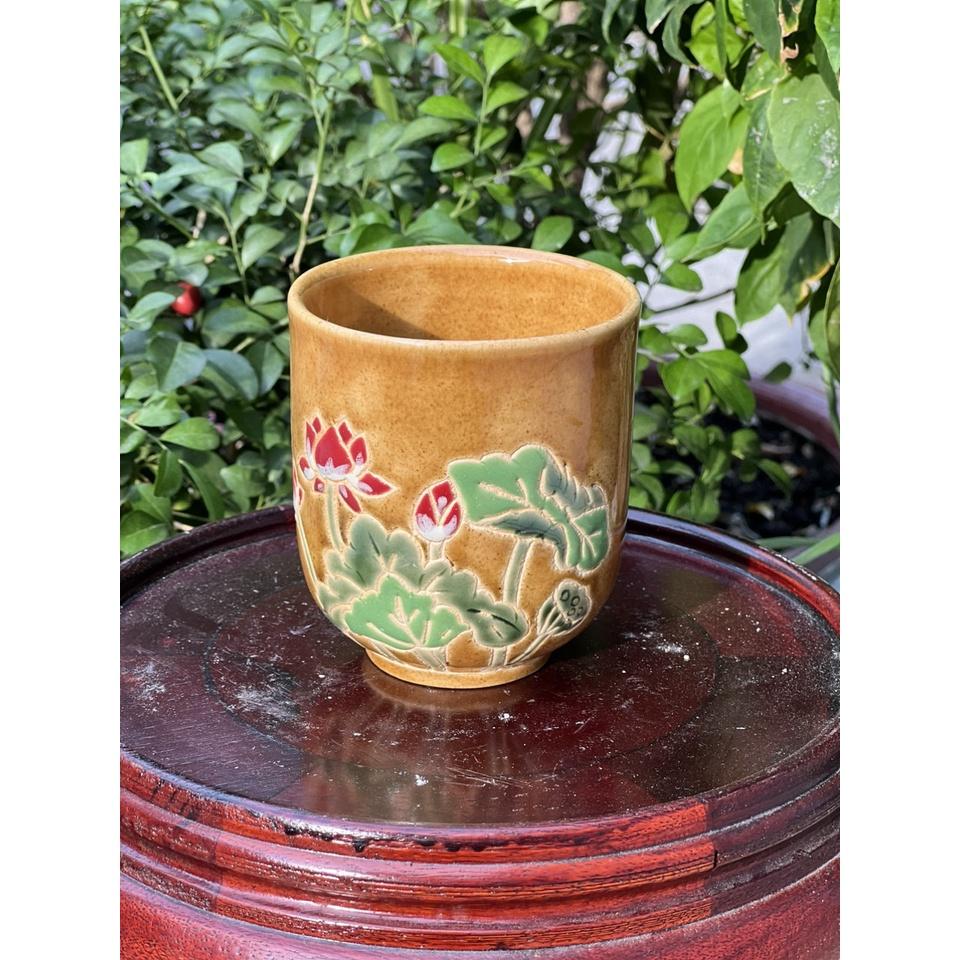 LY BÁCH HOA VẼ THỦ CÔNG GỐM SỨ NAM BỘ