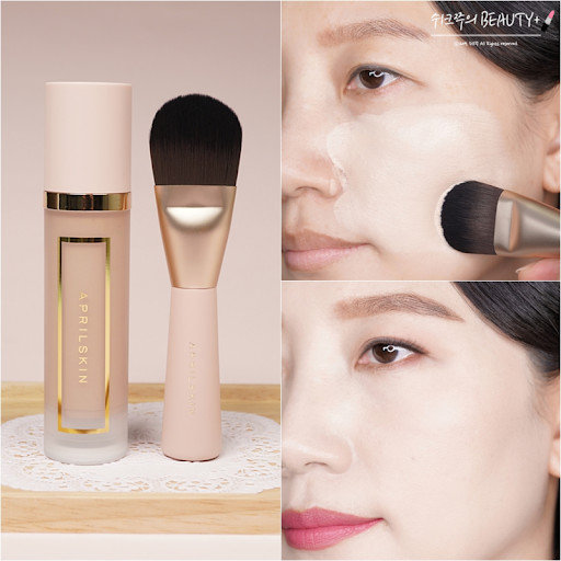 Kem Nền Che Phủ Hoàn Hảo, Lâu Trôi AprilSkin Perfect Cover Fit Foundation 32ml + Tặng Kèm 1 Băng Đô Tai Mèo (Màu Ngẫu Nhiên)