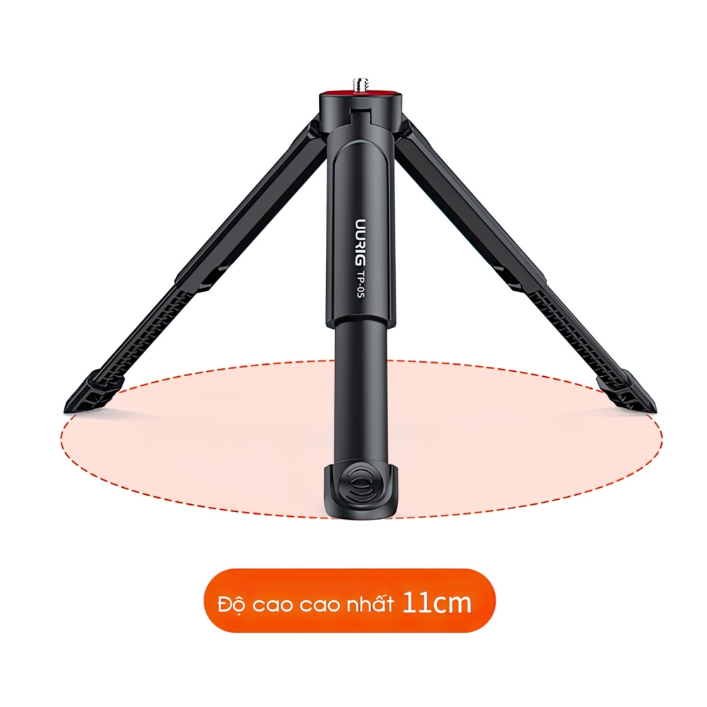 TRIPOD MINI KIÊM TAY CẦM QUAY VIDEO UURIG TP-05 - HÀNG NHẬP KHẨU