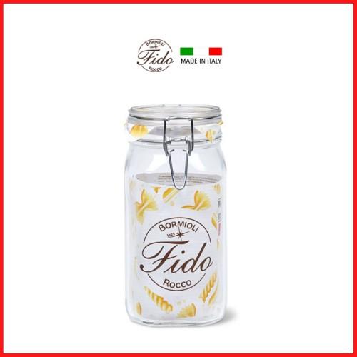 ITALY-Hũ thủy tinh đựng gia vị, ngũ cốc, yến mạch nắp cài FIDO - Bormioli Rocco - 1500ml-149230