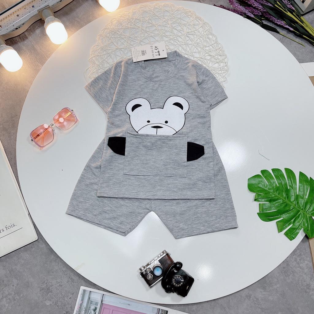 Bộ cotton bé trai 8-18kg