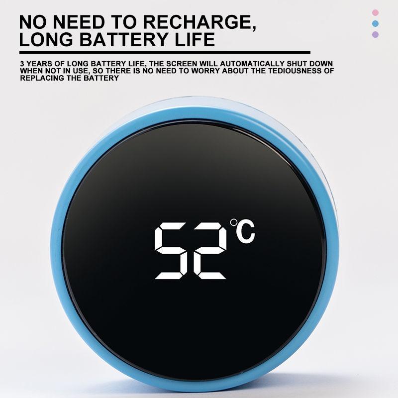 500Ml Giữ Nhiệt Bình Nhiệt Cốc Hút Chân Không Bình Thép Không Gỉ Bình Giữ Nhiệt Trà Bao LED Thông Minh Hiển Thị Nhiệt Độ Nước Uống