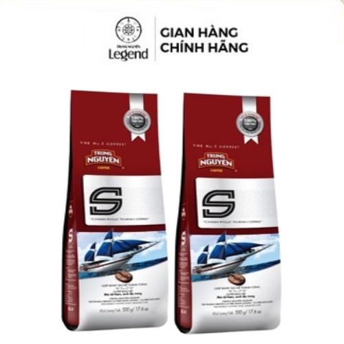 Hình ảnh Combo 2 Bịch Cà Phê Rang Xay Chữ S - Trung Nguyên Legend - 500gr