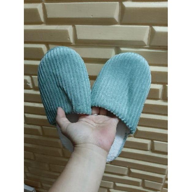 (Giá sale) Dép bông nhung tăm êm chống trượt