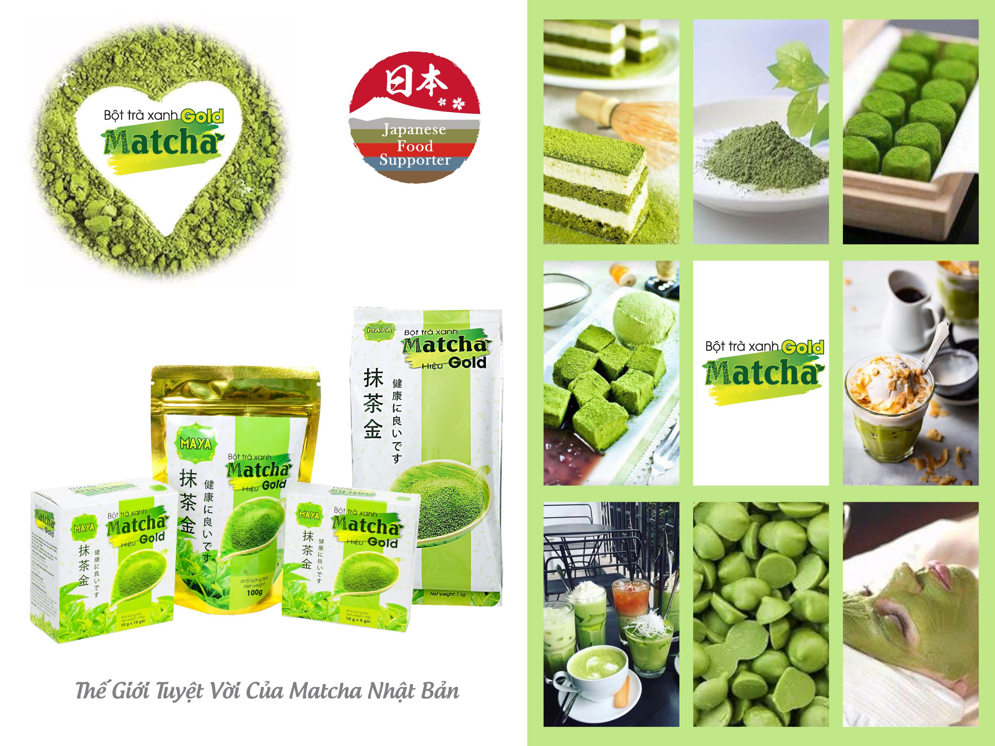 Bột trà xanh Matcha gold 500gr