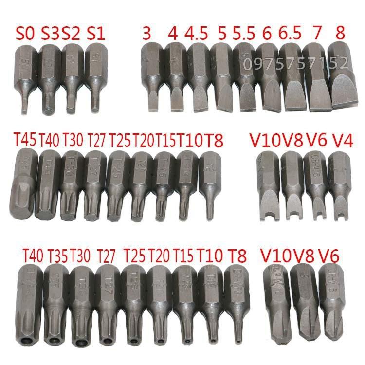 Bộ 98 chi tiết mũi vặn tua vít đa năng chuôi lục giác 6.35mm cho máy khoan điện cầm tay, máy khoan pin thép CR-V cao cấp