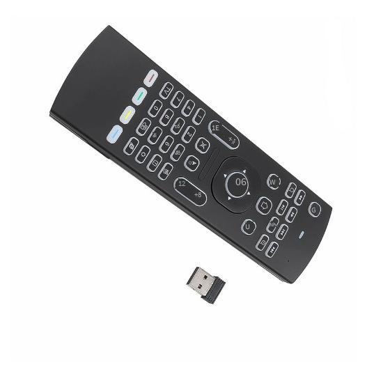 Ưu đãi đặc biệt giọng nói thông minh đa phương tiện Bàn phím bàn phím đa năng MX3 đèn nền hai mặt hồng ngoại điều khiển từ xa chuột bay