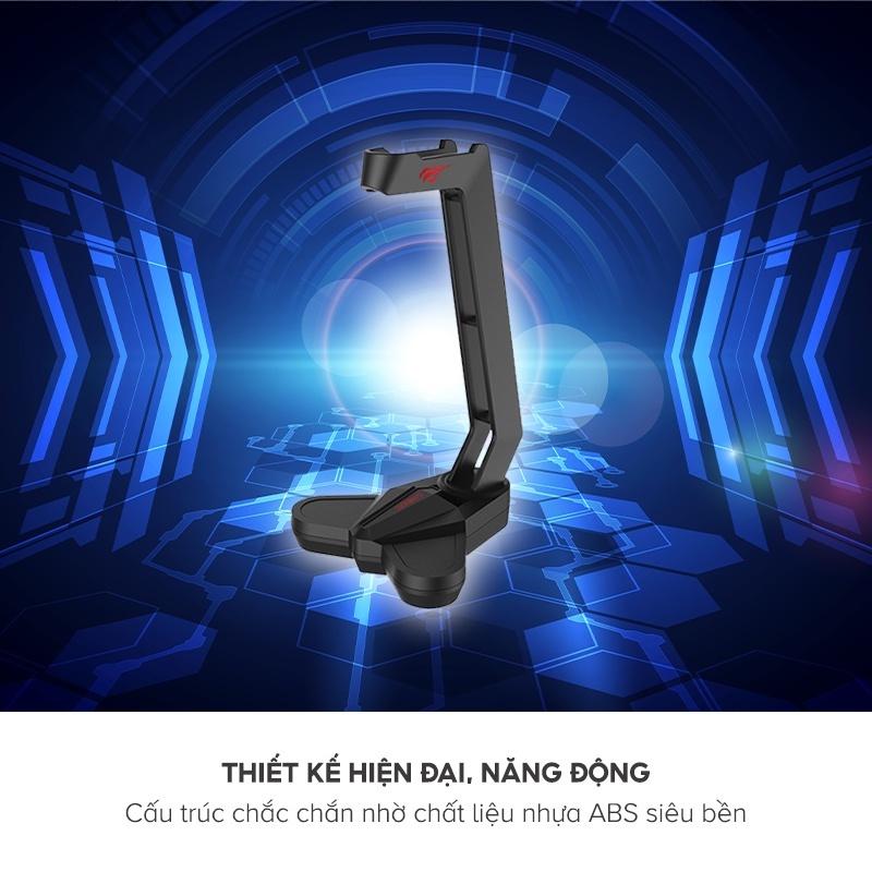 Giá Treo Gaming Headphone HAVIT HY505, Thiết Kế Chắc Chắn, Đế Cao Su Siêu Bền - Hàng Chính Hãng