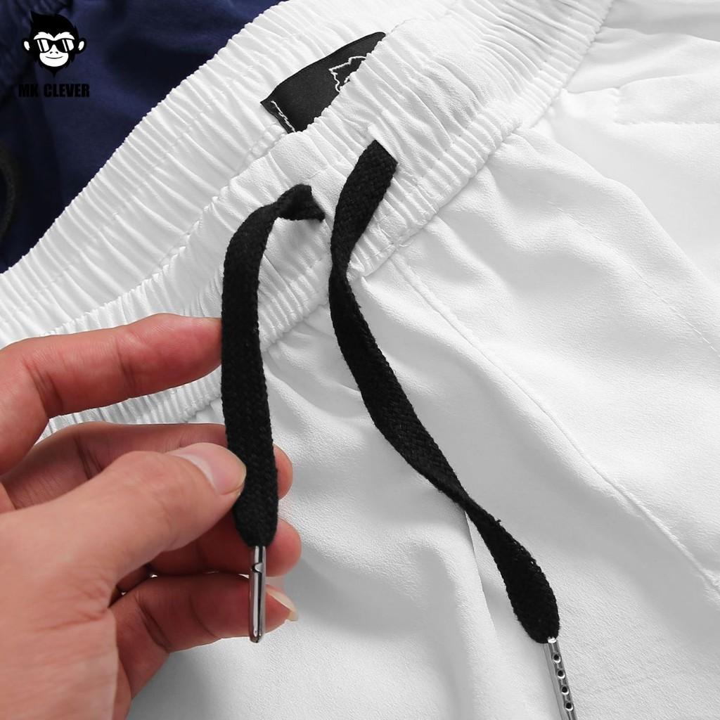 Quần short nam MK Clever, chất liệu poly gió thể thao mặc nhẹ và thoáng mát phong cách trẻ trung cá tính - AT01