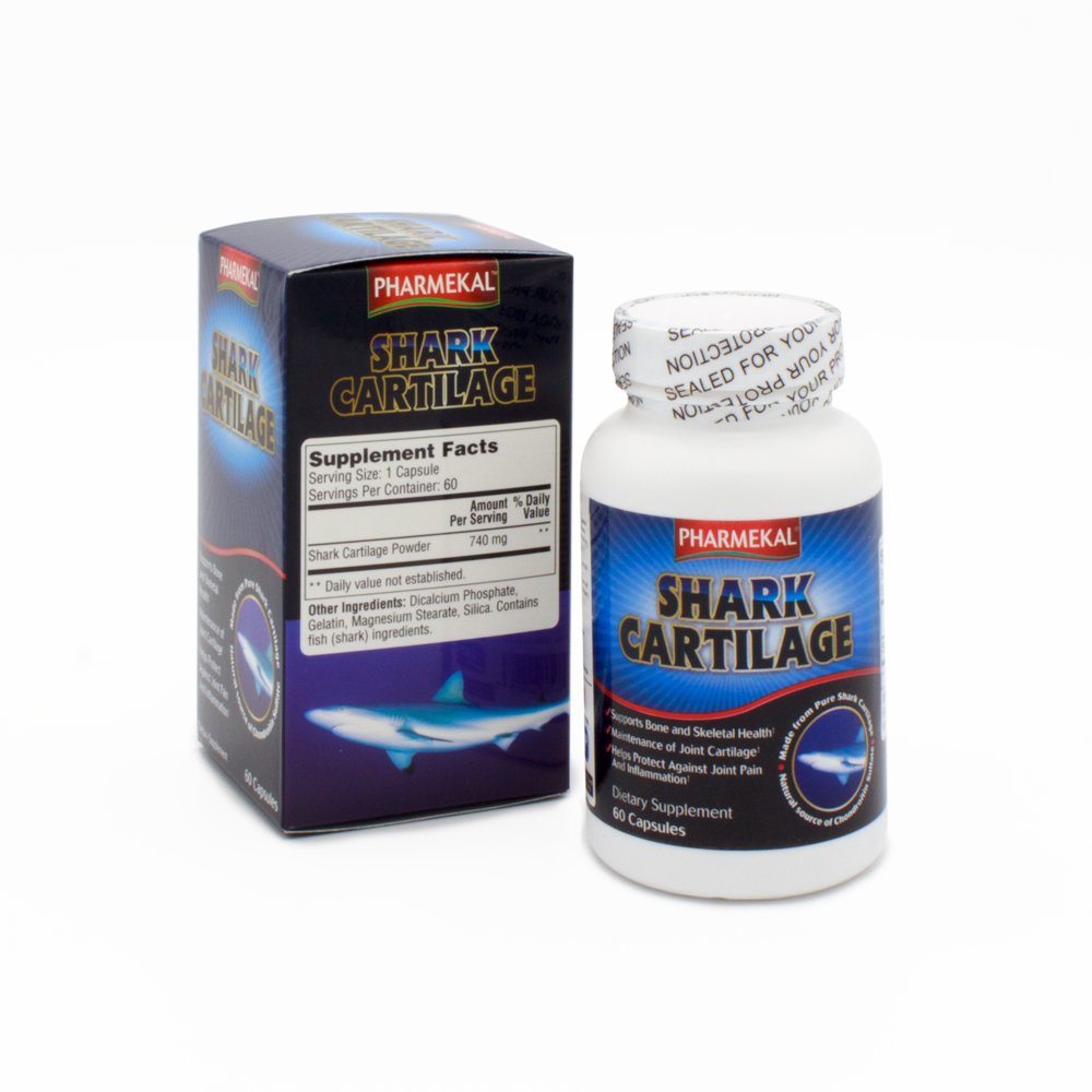 Viên Uống Giảm Đau, Tái Tạo Sụn Khớp Shark Cartilage Pharmekal Giúp Khớp Hoạt Động Ổn Định- 60 Viên
