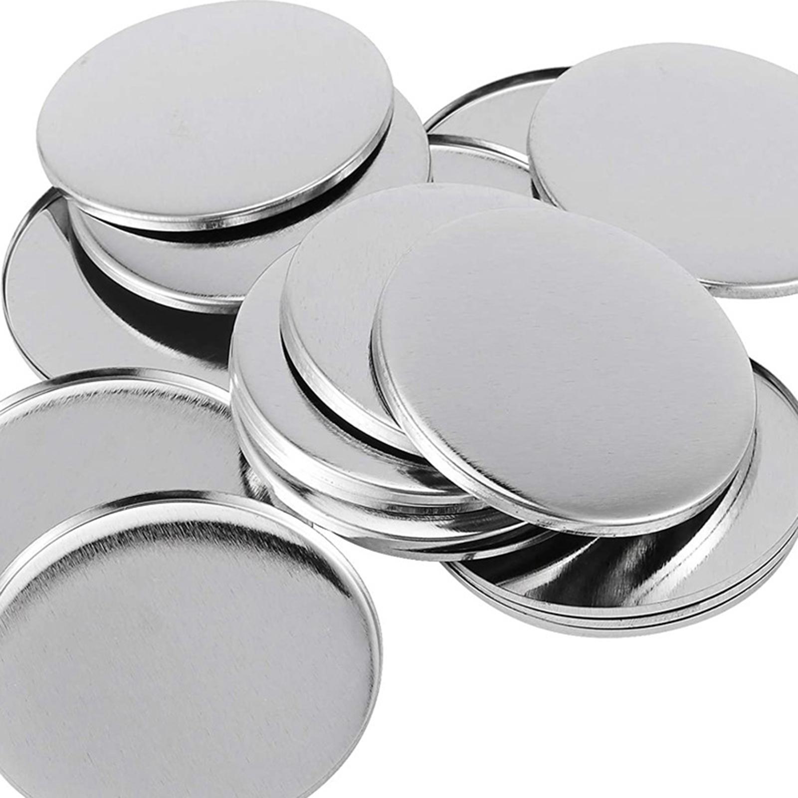 100 Sets Blank Button Making Supplies for Button Maker Machine Empty DIY Pin