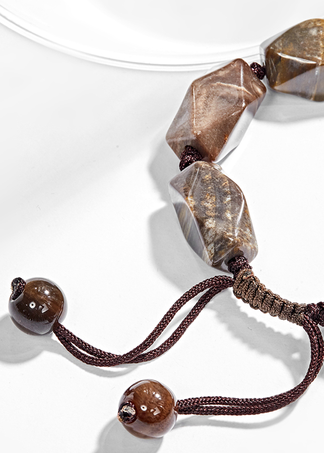 Vòng tay gỗ hóa thạch Ngọc Quý Gemstones