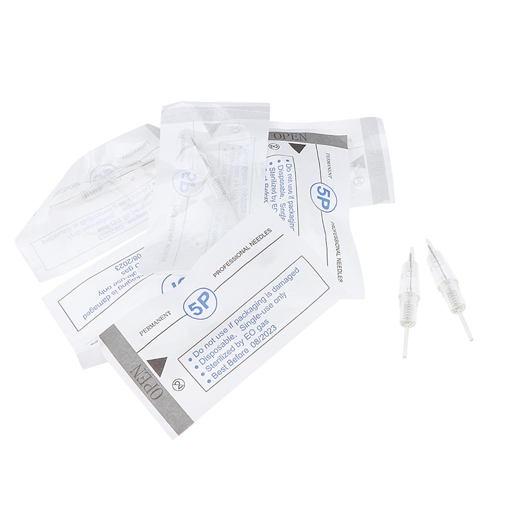 10Pcs Healthy & Safety Pre-sterilized Disposable Microblading Pen Permanent Makeup Needles