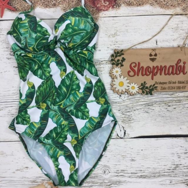 Đồ bơi bikini 1 mảnh lá bự mút dày