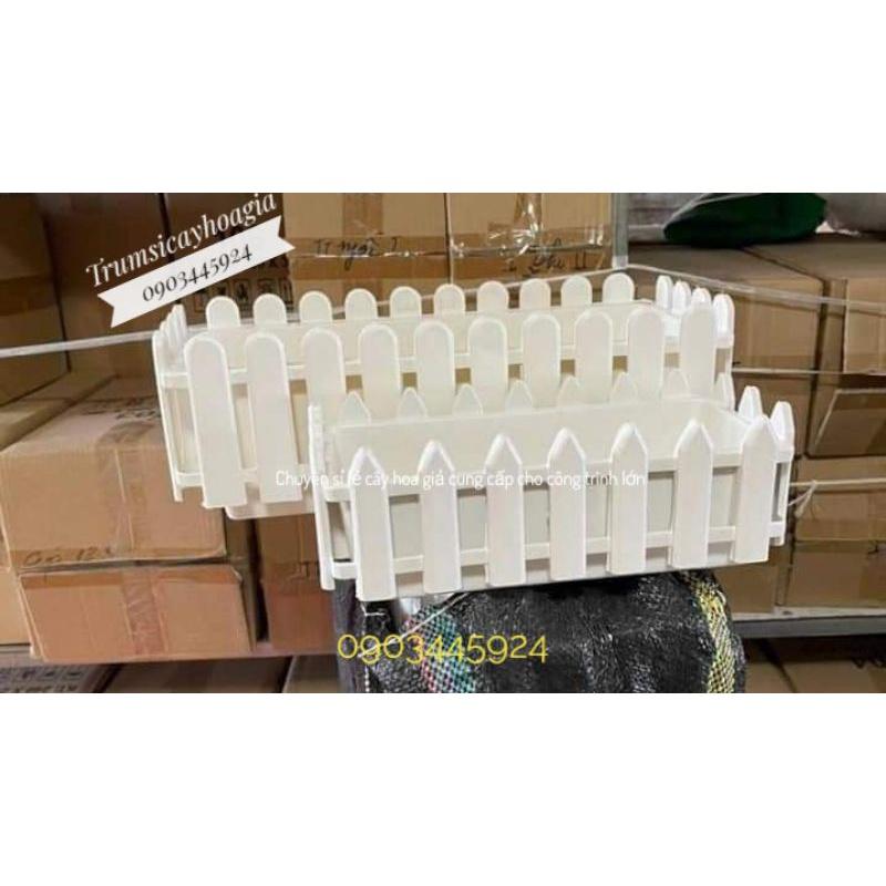 Chậu Hàng Rào Nhựa Tặng Kèm Xốp NOWSHIP - Chậu Nhựa