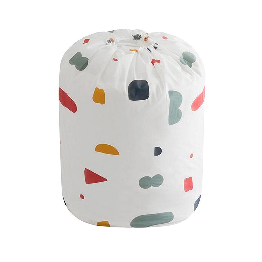 Round Drawstring Bag Clothing Quilts Storage Bag Portable Organizer Bag