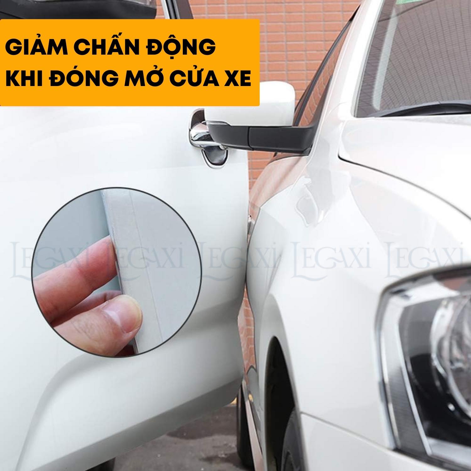 Miếng dán băng keo nano trong suốt dán cửa xe gương chiếu hậu bảo vệ chống trầy xe giảm chấn giảm ồn Legaxi