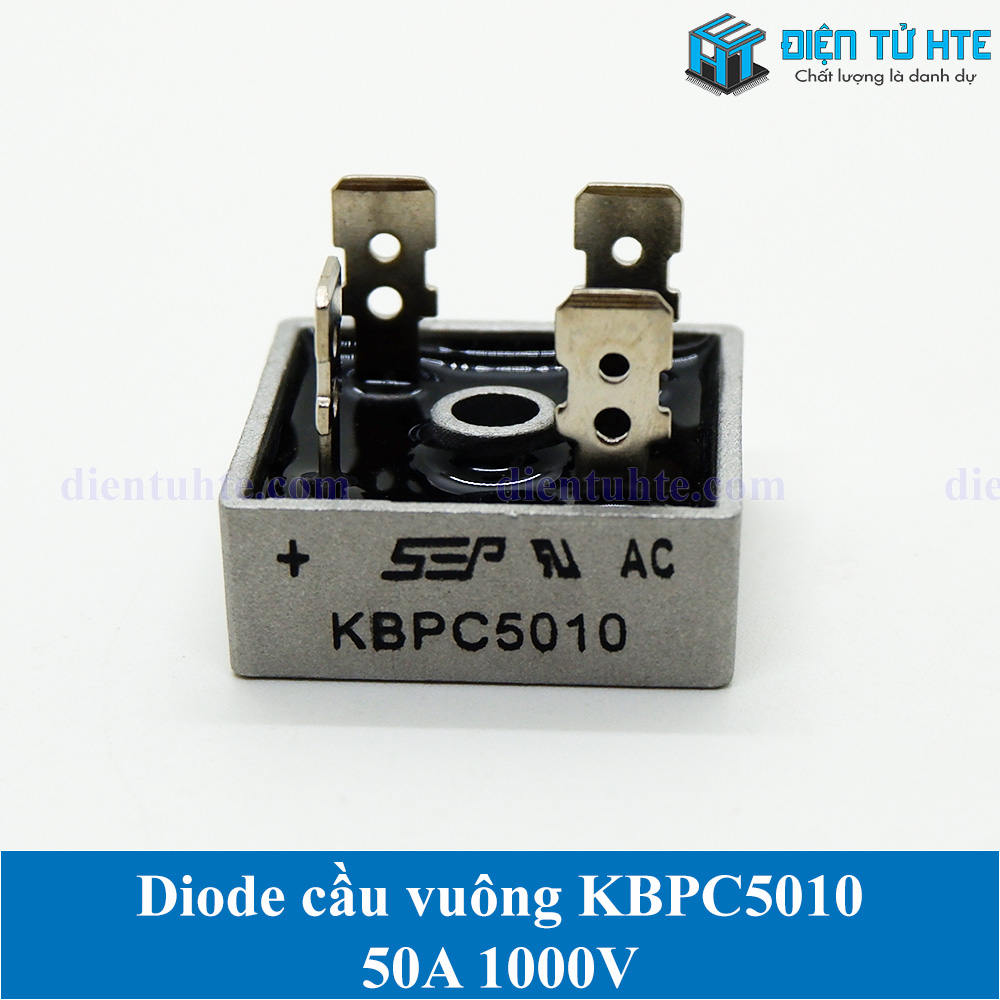 Diode cầu vuông công suất cao KBPC5010 50A 1000V