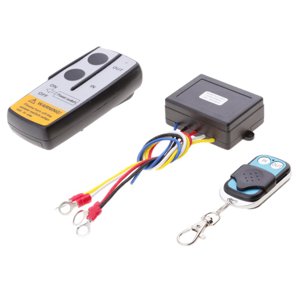 3x 12V / 50ft Wireless Remote Control Kit for Truck ATV Winch KLS-205/2
