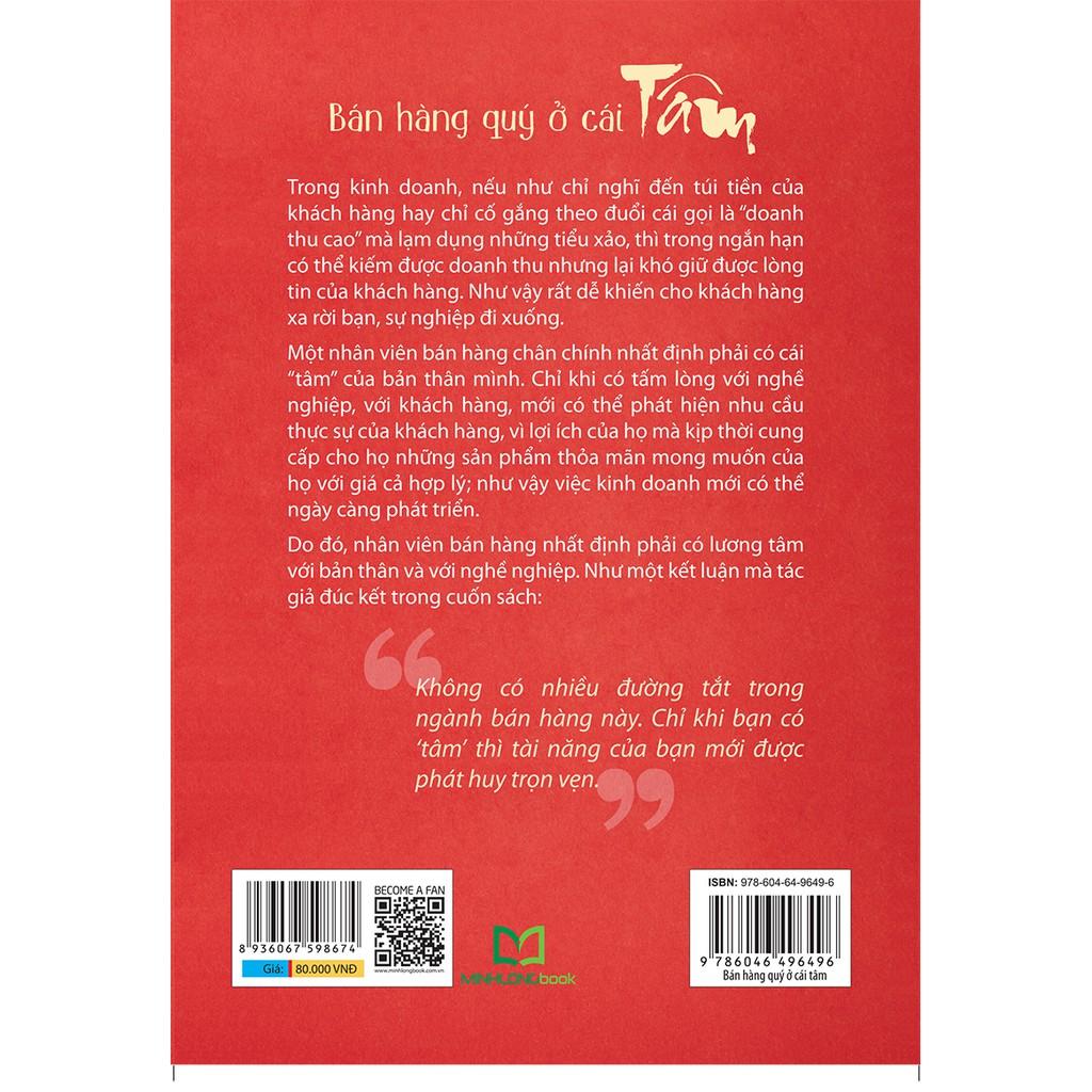 Sách - Bán Hàng Quý Ở Cái Tâm