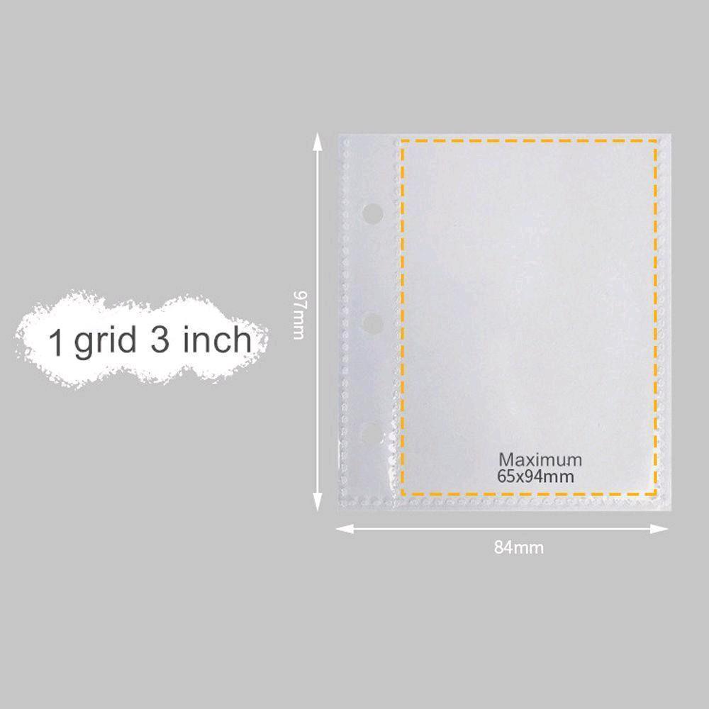 Binder mini bìa nhựa cứng đựng photocard, thẻ bo góc (sổ đựng ảnh size 6.5x9.4cm)