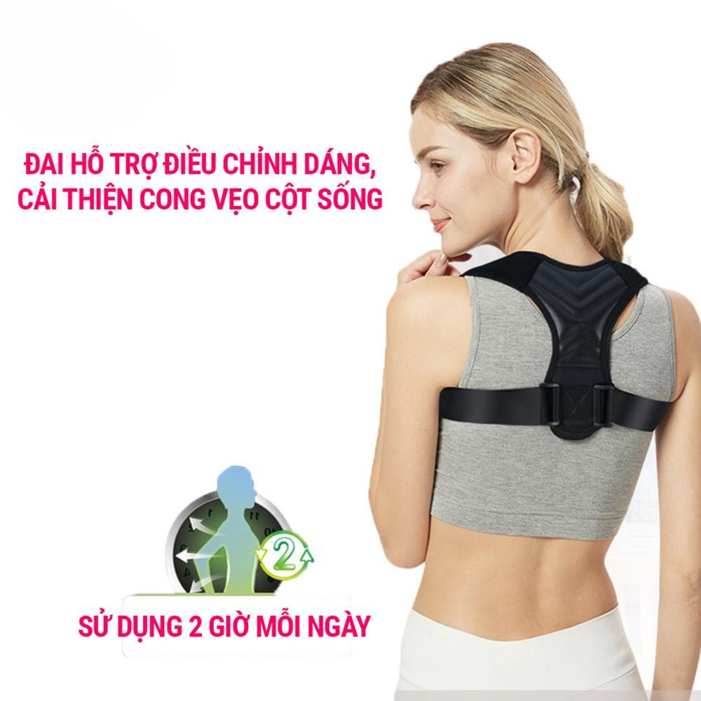 Đai chống gù lưng cao cấp cải thiện, điều chỉnh tư thế hiệu quả chính hãng SPORTY BC15