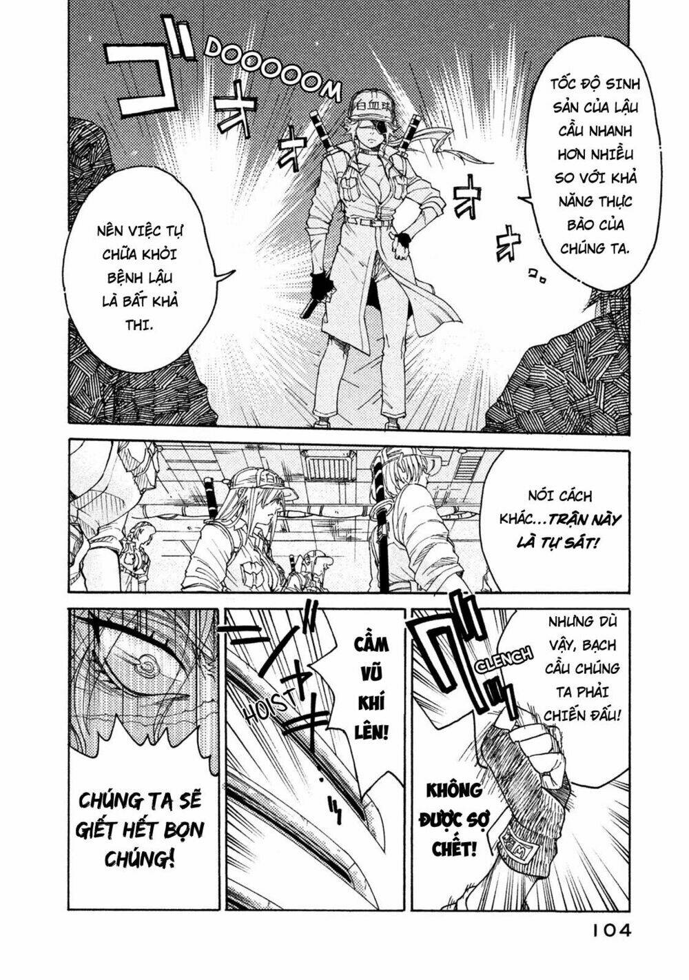 biệt đội tế bào black - hataraku saibou black chapter 4 8