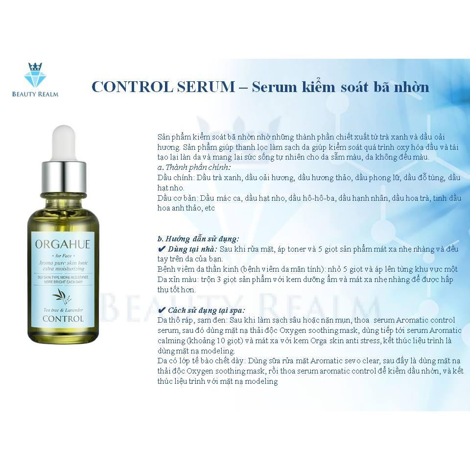 SERUM KIỂM SOÁT BÃ NHỜN - CONTROL SERUM - ORGAHUE