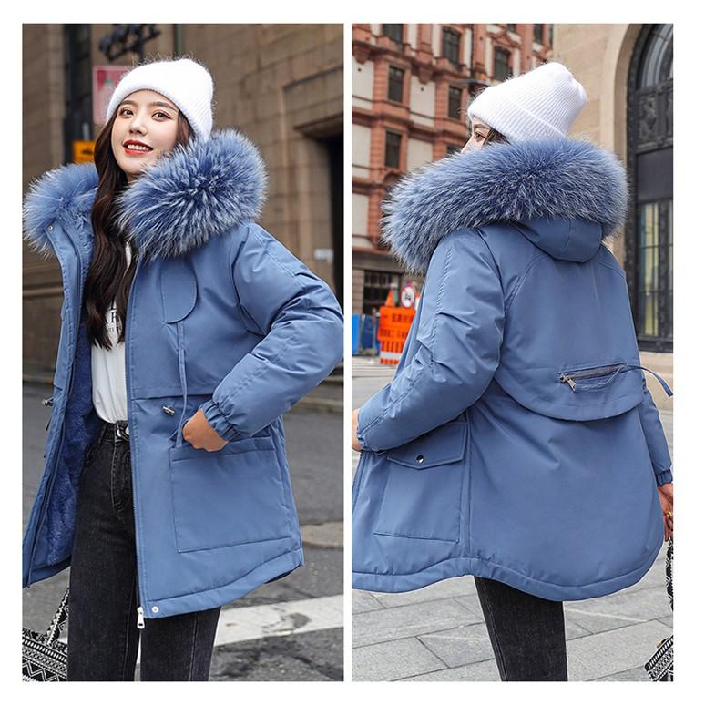 Áo phao lót lông cao cấp, Áo parka siêu đẹp cho nữ BB221 RumHana Fashion