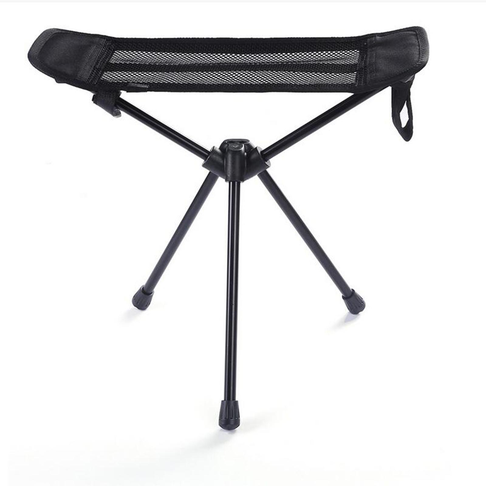 Folding Chair Footrest Portable Fishing Chair Footstool for Camping Hiking