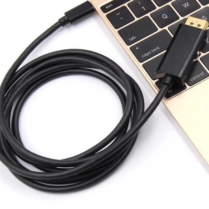 Cáp chuyển Usb Type-c ra HDMI dài 1m8 cho laptop táo,Surface, XPS - Hồ Phạm