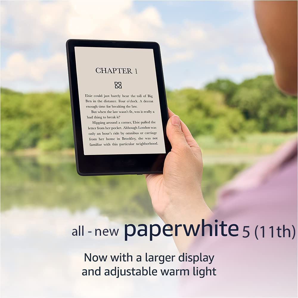 Hình ảnh Máy đọc sách All new Paperwhite Gen 5 (11th) màn hình 6.8 inch có đèn vàng warmlight