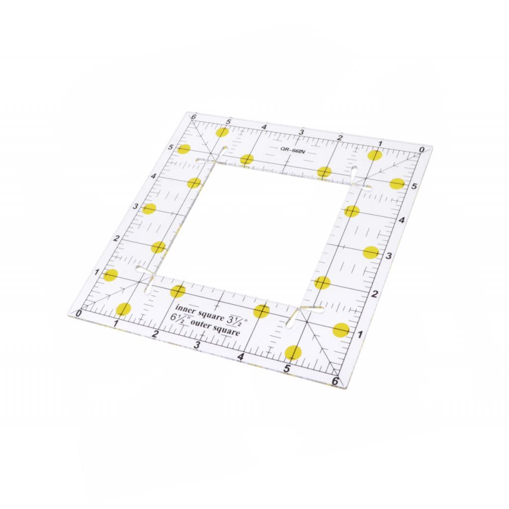 Acrylic 1 Vuông Quilting Bản Mẫu Miếng Dán Cường Lực Đường May May Thước