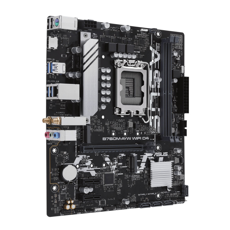 Mainboard ASUS B760M-AYW WIFI D4 ( B760/LGA1700/DDR4/mATX ) - Hàng Chính Hãng