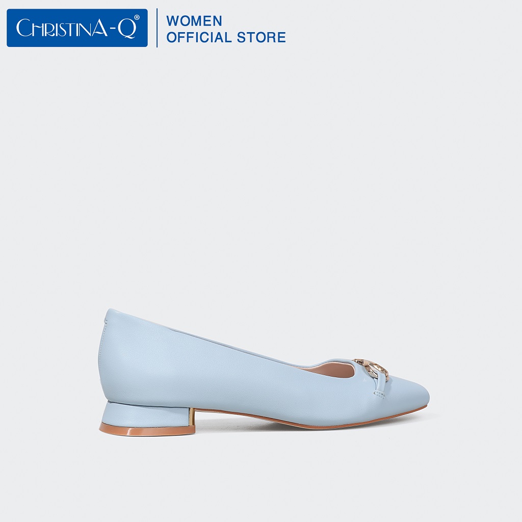 Giày Nữ Cao Gót Bít Mũi Vuông ChristinA-Q GBV089