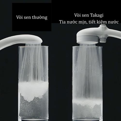 Vòi sen tắm WT có nút dừng Takagi JSB022AS Hàng chính hãng