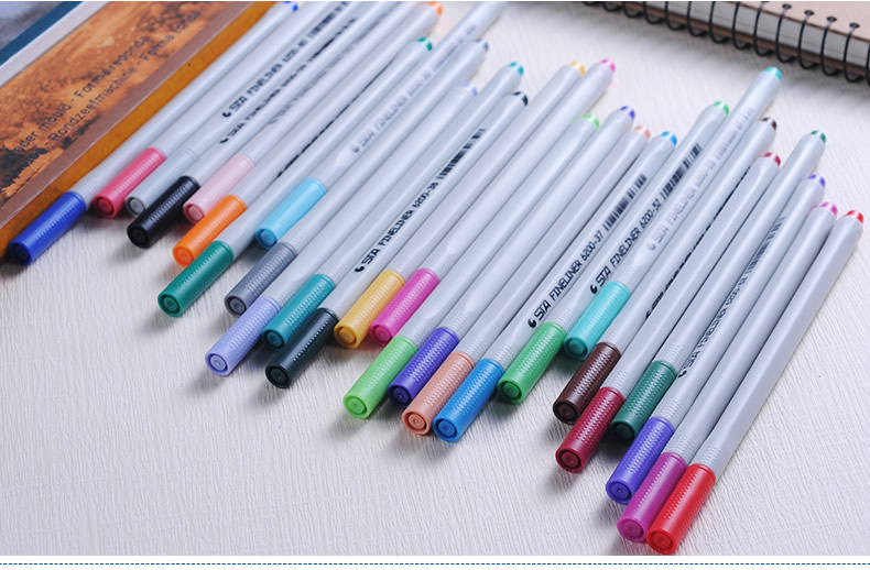 Bộ bút lông kim, bút line màu chuyên nghiệp STA Set 16/26 màu ( ngòi 0.4mm )