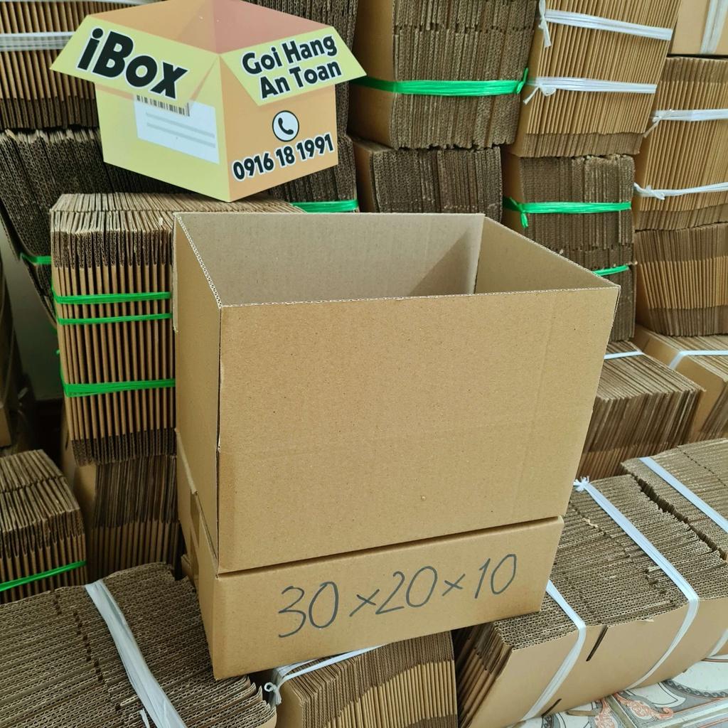 30x20x10 Combo Hộp Carton iBox gói hàng