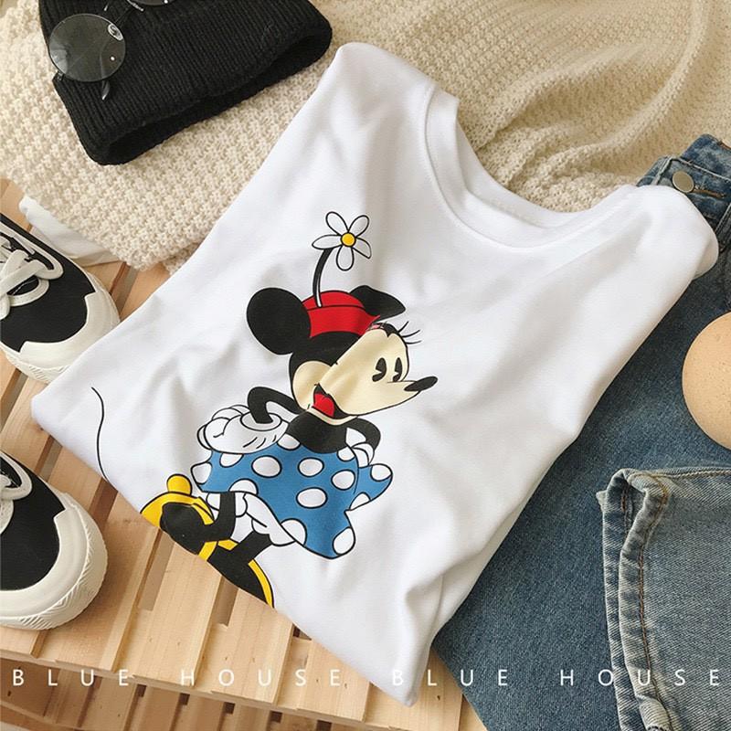 Combo 3 áo phông mickey Áo cotton in hình chuột Mickey cho bé trai bé gái Quần áo trẻ em