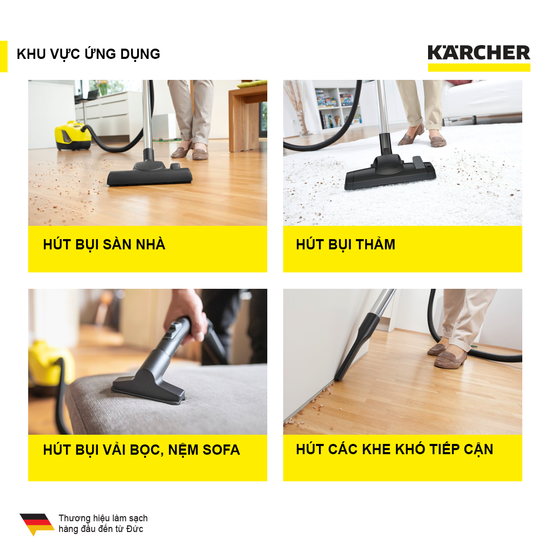 Máy Hút Bụi Với Bộ Lọc Nước Karcher DS 6 - Hàng chính hãng