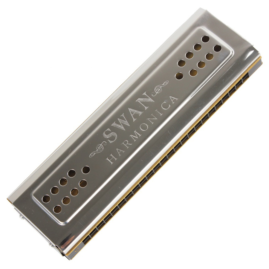 Kèn Harmonica Tremolo Swan Double Side 2 in 1 Hai Tone Kèn Trong Một Cây Key C G