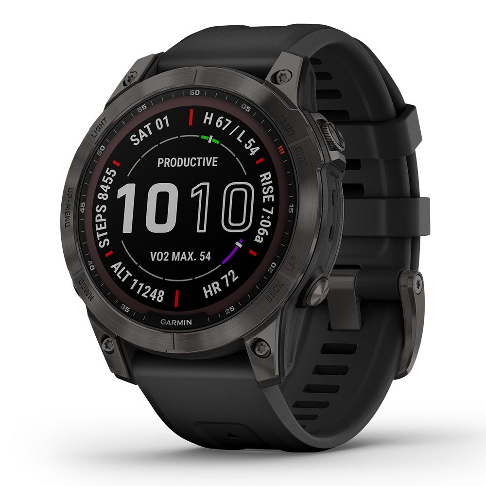 Đồng hồ Thông Minh Garmin fēnix 7S Pro Sapphire Solar - Hàng Chính Hãng