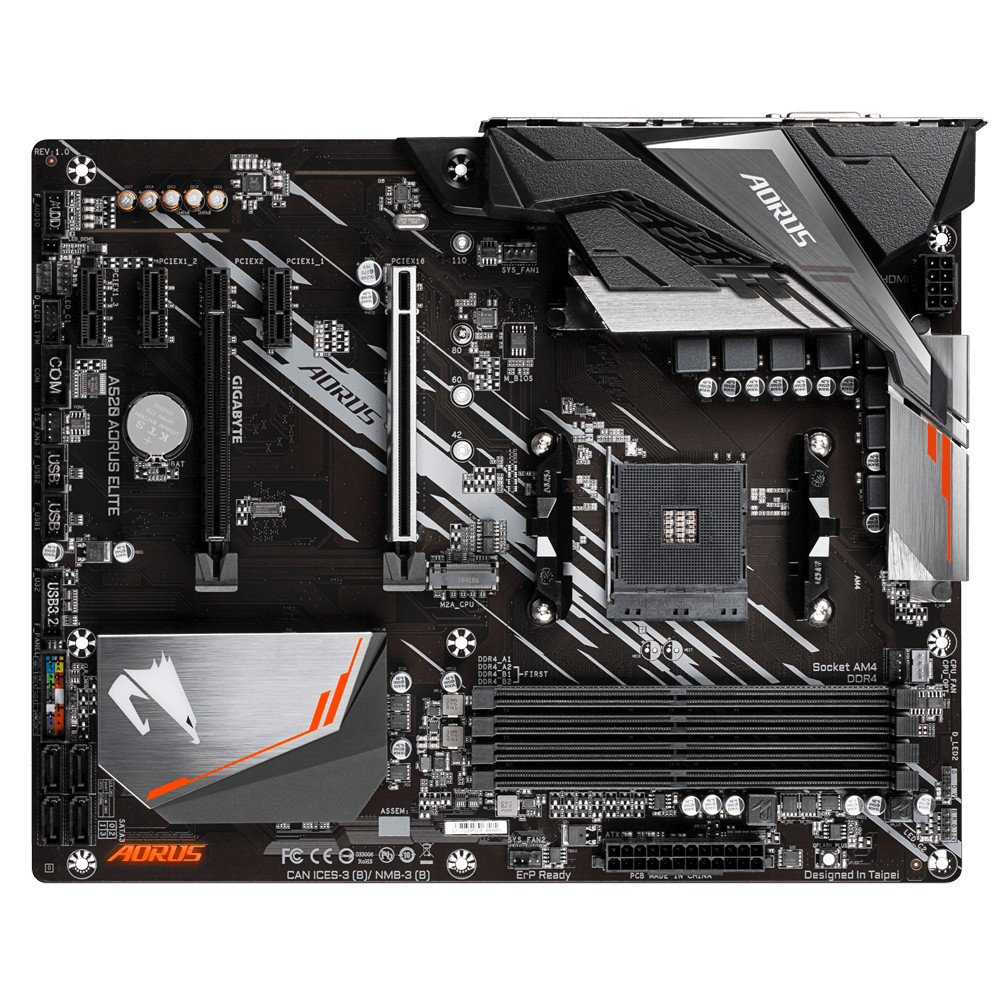 Bo mạch chủ Gigabyte A520 AORUS ELITE AMD Socket AM4 - Hàng Chính Hãng