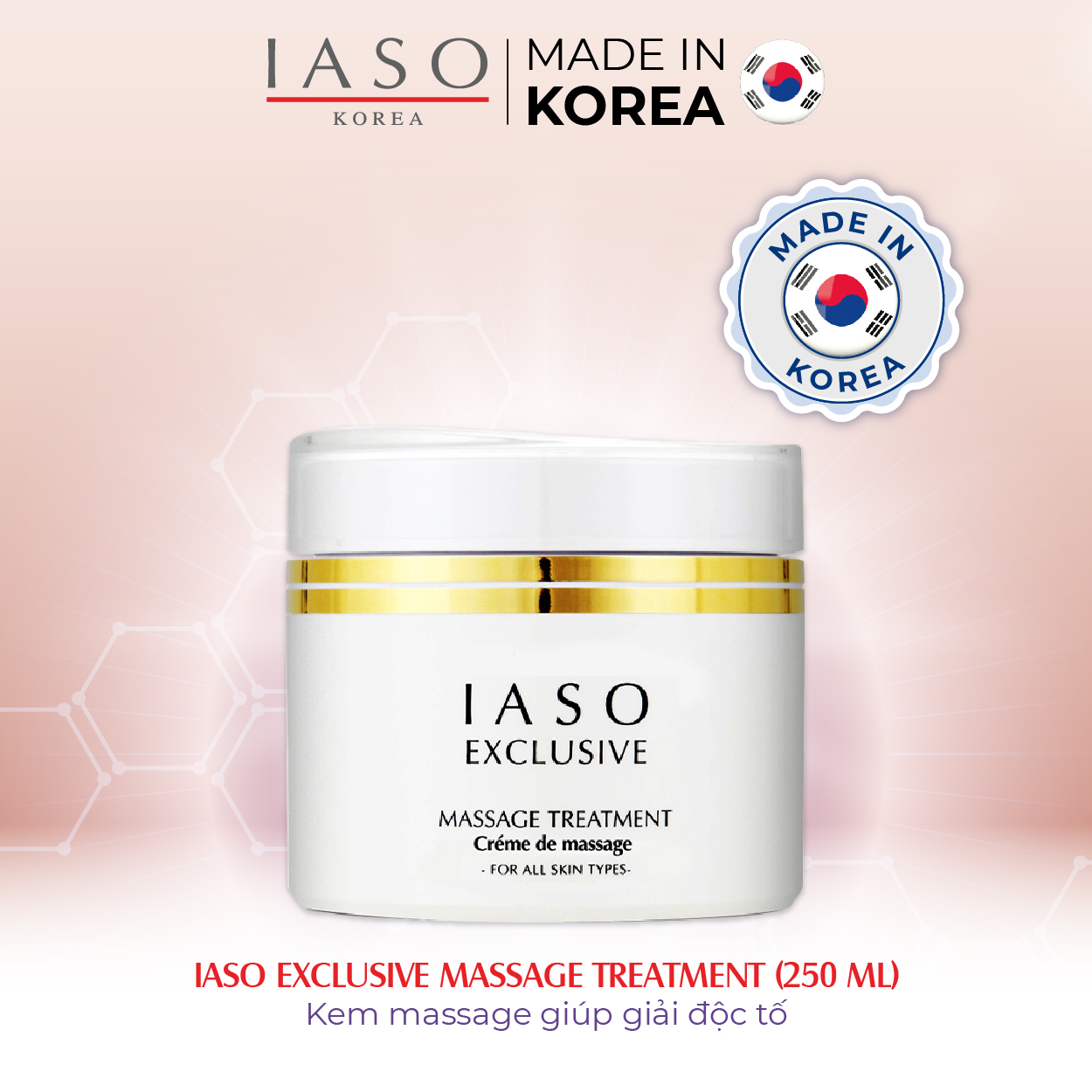 I28 Kem massage giúp giải độc tố IASO Exclusive Massage Treatment 250ml