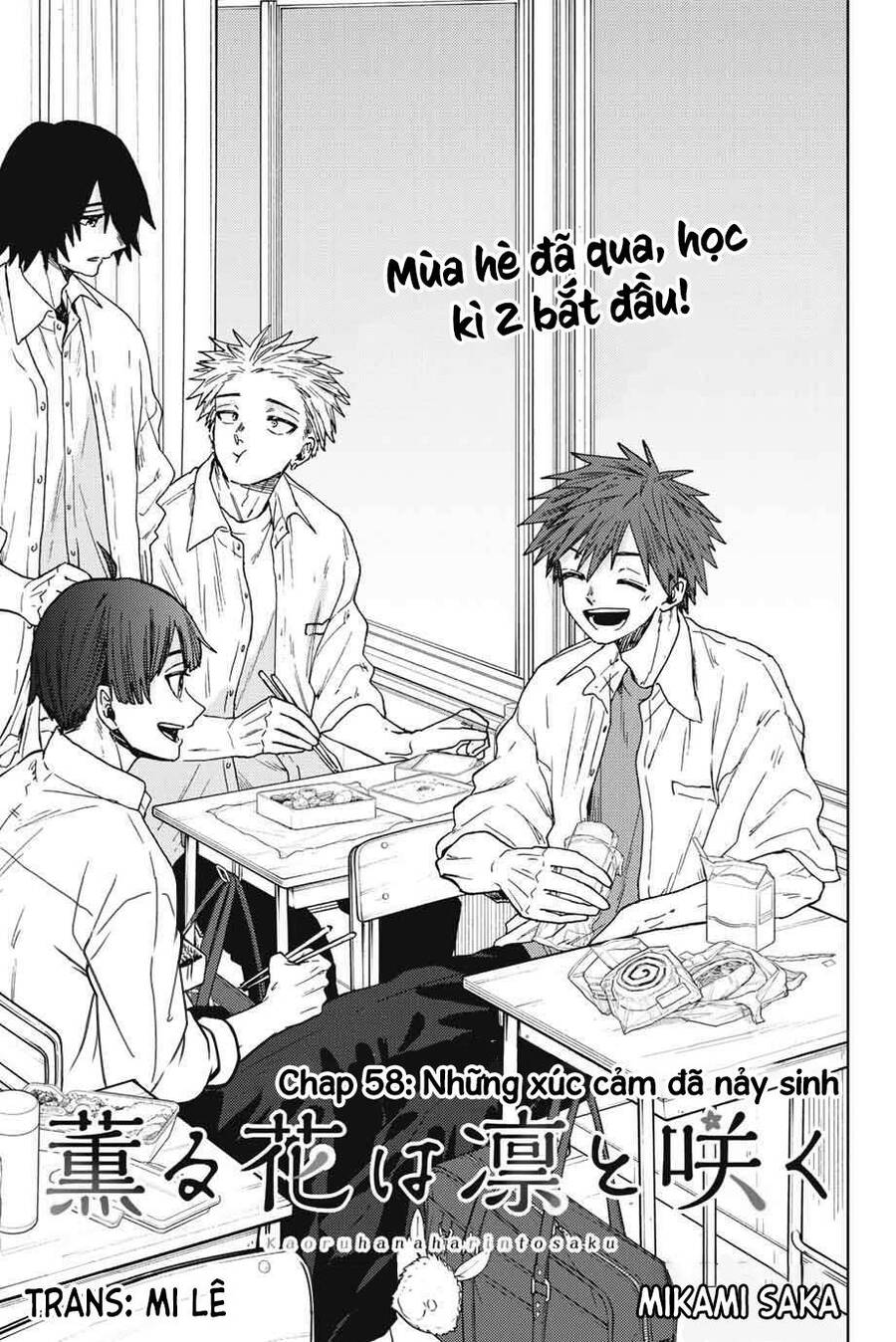 the fragrant flower blooms with dignity - kaoru hana wa rin to saku chapter 58 1