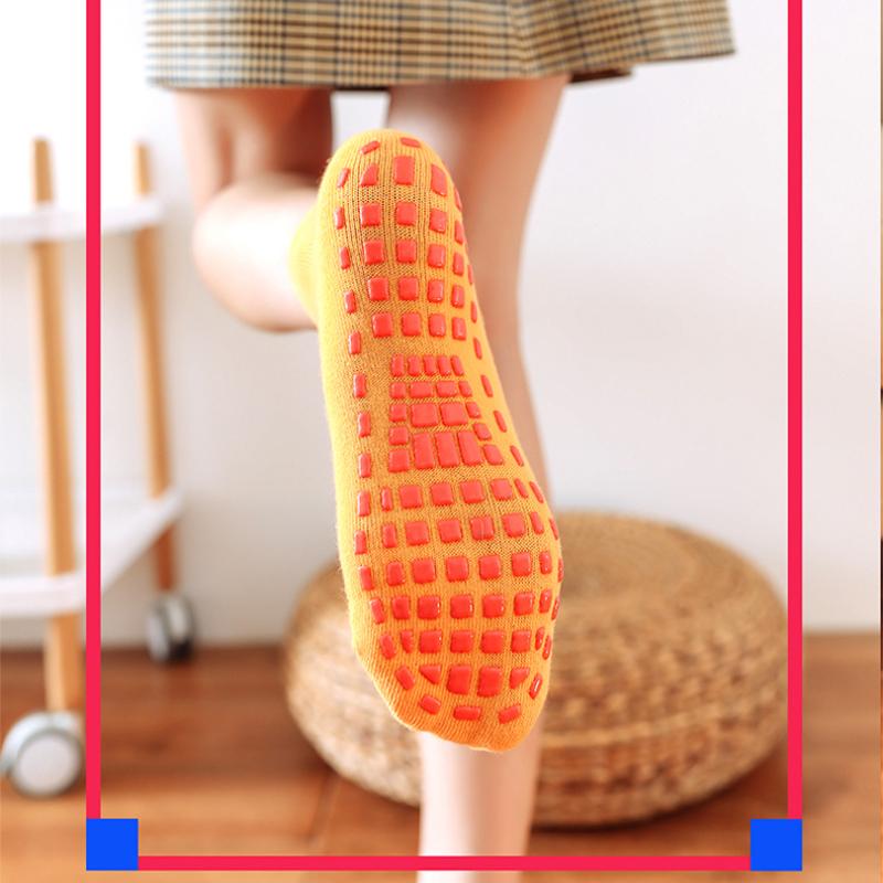 Trampoline Kids Người lớn Người lớn chống trượt SOCKS COTTY-Child Cotton SOCTIT SOCT thể thao bên ngoài Thể thao Trẻ em không trượt. Color: Orange Size: EU 23-29