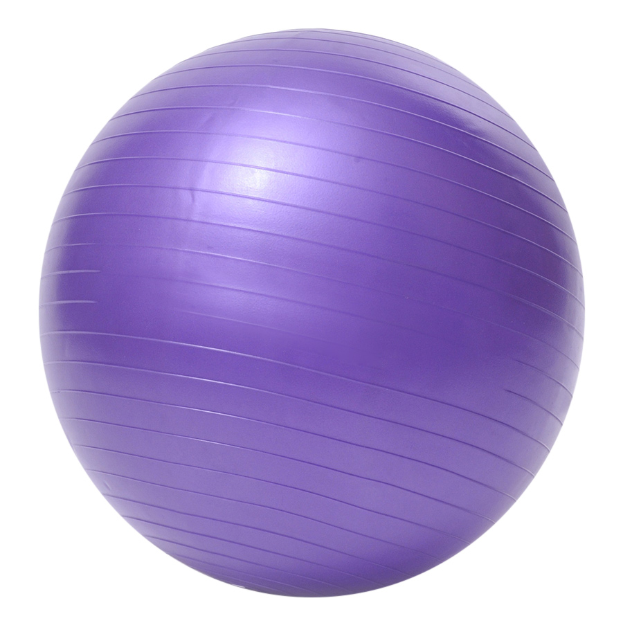 Bóng Tập Yoga Trơn Best Sport DK075TIM (75cm) - Tím + Tặng Kèm Bơm